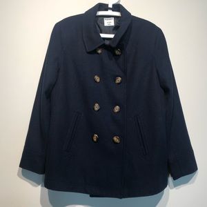 Old Navy Women’s Blue Pea Coat size XL